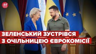  Зеленський та Урсула фон дер Ляєн зустрілися у Києві