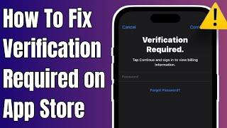 How to stop Verification Required for free iOS app downloads iOS 17 - 2024