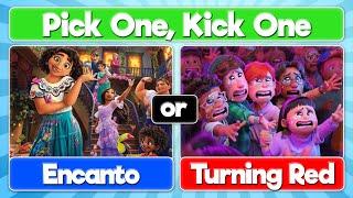 Pick One, Kick One for Disney, Pixar and Dreamworks movies  SO HARD !!