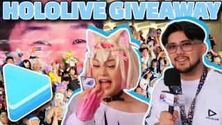 Giving FREE HOLOLIVE Merch At ANIME EXPO