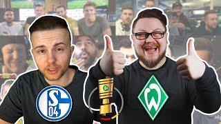 Youtuber kommentieren DFB-Pokal - Schalke gegen Bremen mit Gamerbrother und Kalle | Sportschau