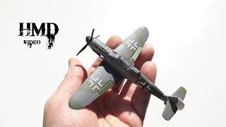 Messerschmitt Bf 109 G-6 " Black 1 " German World War 2 Fighter by Dragon 1/72nd Scale Diecast