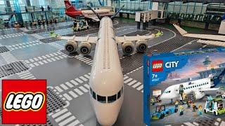 LEGO 60367 as it should be! Airplane double size MOC - 4 jet engines - huge international airport