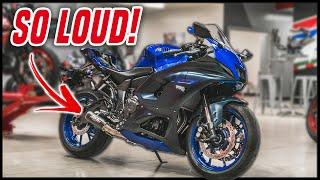 Yamaha R7 SC Project CR-T Exhaust Install & Sound Test | EXCLUSIVE!