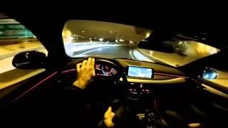 2016 BMW X6 M50d POV night drive launch control