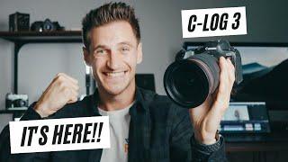 THIS IS BIG NEWS!! C LOG vs C LOG 3 comparison | Canon EOS R6 firmware update 1.4.0