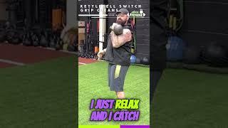 KETTLEBELL SWITCH GRIP CLEANS!!! #thejaycineffect #kettlebellworkout #gym #shorts #fairfield