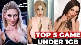 Top 5 High Graphics Adult Games Under 1gb || Most Realistic Adult Games For Android || December 2023