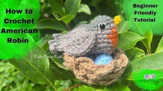 How to Crochet A Bird | Beginner Friendly Tutorial