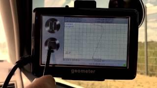 Fast measuring of distances with GPS geometer.