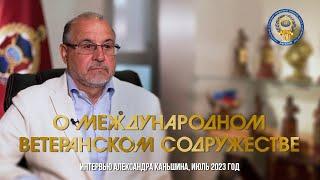 О международном ветеранском содружестве // Александр Каньшин / 2023 год