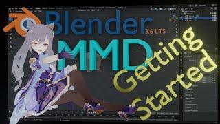 Blender MMD First steps Getting started Part 1 - Blender 3.6 LTS - Unscripted long version