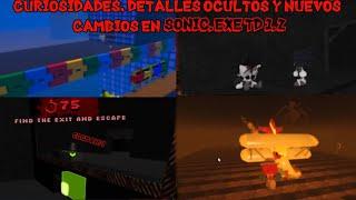 Curiosidades y Detalles ocultos de la nueva actualización de Sonic.exe The Disaster 1.2