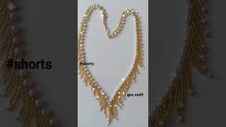 SAÇAKLI ZARİF KOLYE ELEGANT NECKLACE WITH FRINGES#shorst