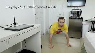 Brett Garamella Does #22Pushups For U.S. Veterans and Uncle Mike