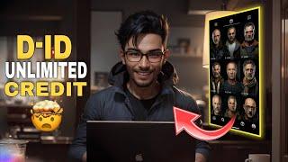 Studio D-ID Credits Problem Solve | Unlimited AI Video बनाओ बिल्कुल Free| D id pe video kaise banaye