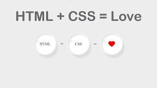 HTML + CSS = Love | Learn Circular Shadow Boxes