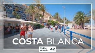 Costa Blanca Walking Tour -  Alicante Spain, Playa del Postiguet