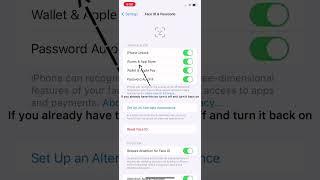 How to put you Face ID to Download apps