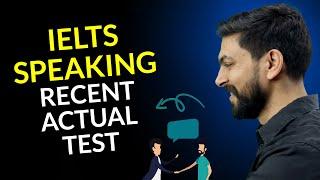 IELTS Speaking Test - Perfect Band 7.5 Score