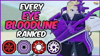 EVERY Eye Bloodline RANKED From WORST To BEST! | Shindo Life Bloodline Tier List