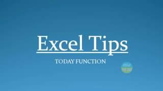 How to Use Today Function in Excel