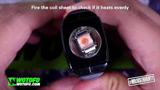 How to Wicking Mesh Style Coil of Wotofo Profile RDA