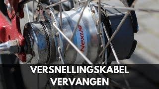 Shimano Nexus 7 versnellingskabel vervangen - Versnelling kabel monteren