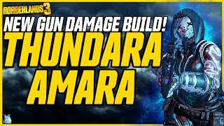 GUN DAMAGE AMARA IS BACK! 100M+ Phasecast (Solo All Content!) // Thundara Amara Build Borderlands 3