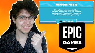 How To Fix Epic Games Fall Guys Missing Files