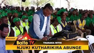 NJUKI KUTHARIKIRA ABUNGE TNC