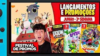 Festival de Jogos de Nintendo Switch com 89%+ de desconto! | Lançamentos e Promoções Switch Junho 2