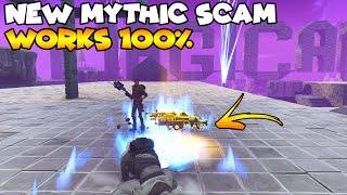 NEW MYTHIC SCAM WORKS 100%!  (Scammer Gets Scammed) Fortnite Save The World