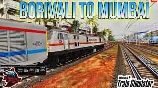 BORIVALI TO MUMBAI JOURNEY WITH 12934 AHMEDABAD - MUMBAI KARNAVATI EXPRESS IN MSTS | KHANDESH ROUTE