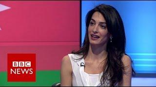 Amal Clooney: 'Why I'm defending Azerbaijani journalist (Khadija Ismayilova)' - BBC News