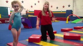 5/6 Beginner Gymnastics Class Using the Original Block at Patti's All-American