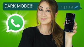 WhatsApp Dark Mode! | How to enable Android & iOS!!