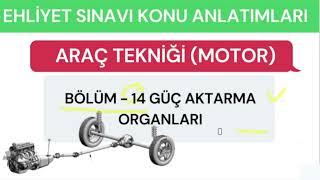 Güç Aktarma Organları | Motor Konu 14 | Ehliyet Sınavı Konu Anlatımı