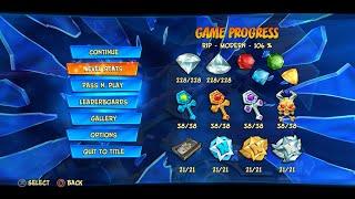 Crash Bandicoot 4 - 106% / Personally hardest Platinum & N. Sanely Perfect relic