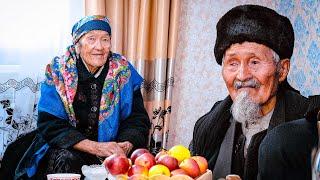 Endangered Mongolian Elders in Kyrgyzstan Village. Cooking National Lunch