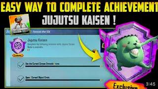 How to complete jujutsu kaisen achievement in BGMI  #jujutsukaisen #achievements #bgmi #pubg #gaming