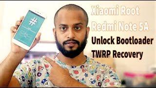 How To Unlock Bootloader | Flash TWRP Recovery | Root Xiaomi Redmi Note 5A