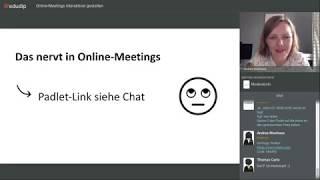 Webinar: Online-Meetings interaktiver gestalten
