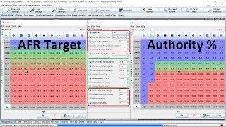 AFR Closed Loop and AFR Target Table Setup