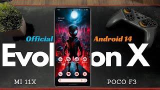 Say GOODBYE to Lag! Evolution X SMOOTHENS Android 14 for Mi 11x & Poco F3! 