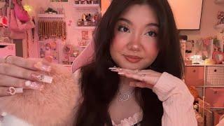 ASMR  tapping with long nails ⋆˚˖°