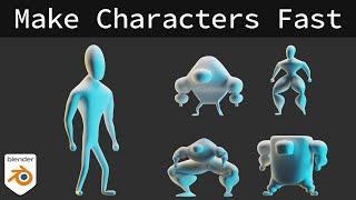 Make Characters Fast With The Skin Modifier In Blender