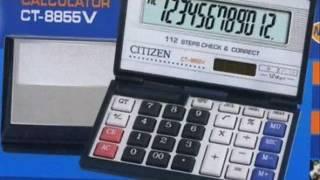 Electronic calculator citizen