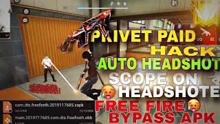 Free Fire Aimlock Headshot Config file 100% Working New Update apk download link 