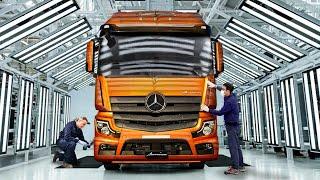 Inside Advanced German Factory Producing the Giant Mercedes-Benz Actros Truck